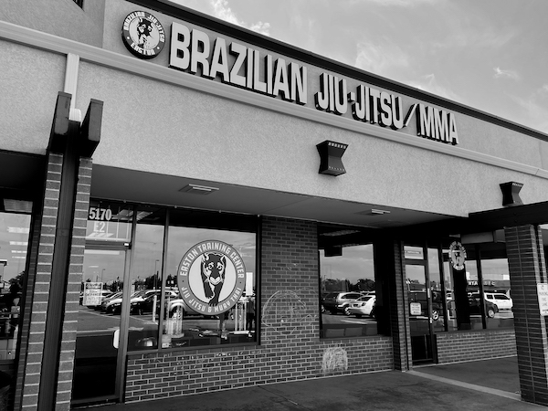 An image of the storefront of Easton Training Center in Centennial, Colorado.