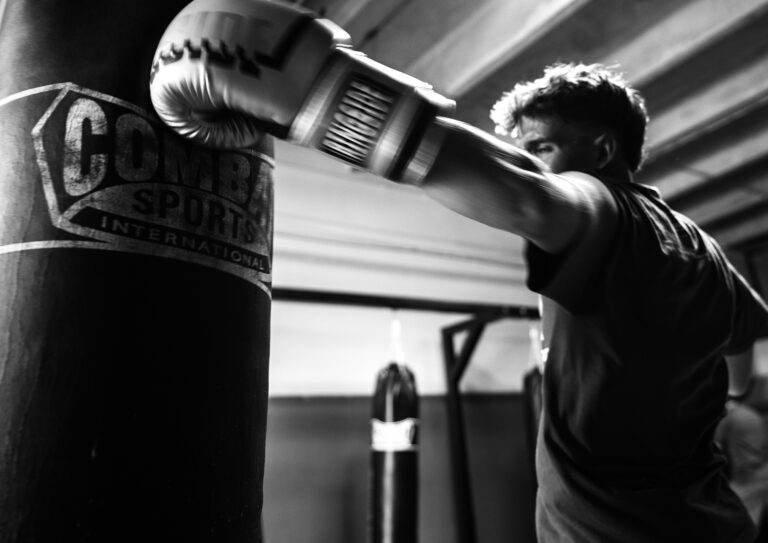 An image of a Kickboxing lesson at Easton Training Center in Colorado.